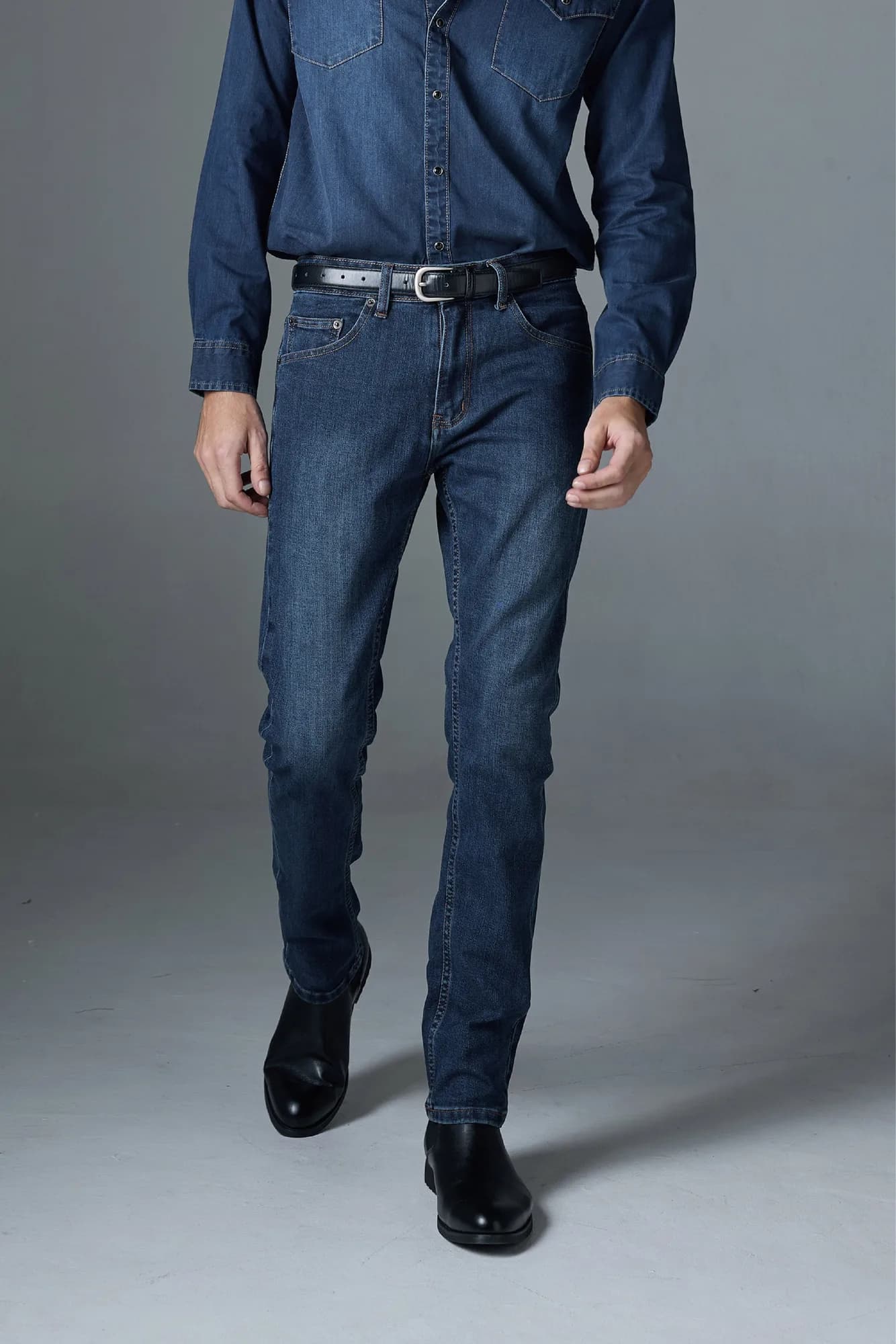 Jack Russel - Men Jeans - Klassik J-1128/BL Slim Fit Blue