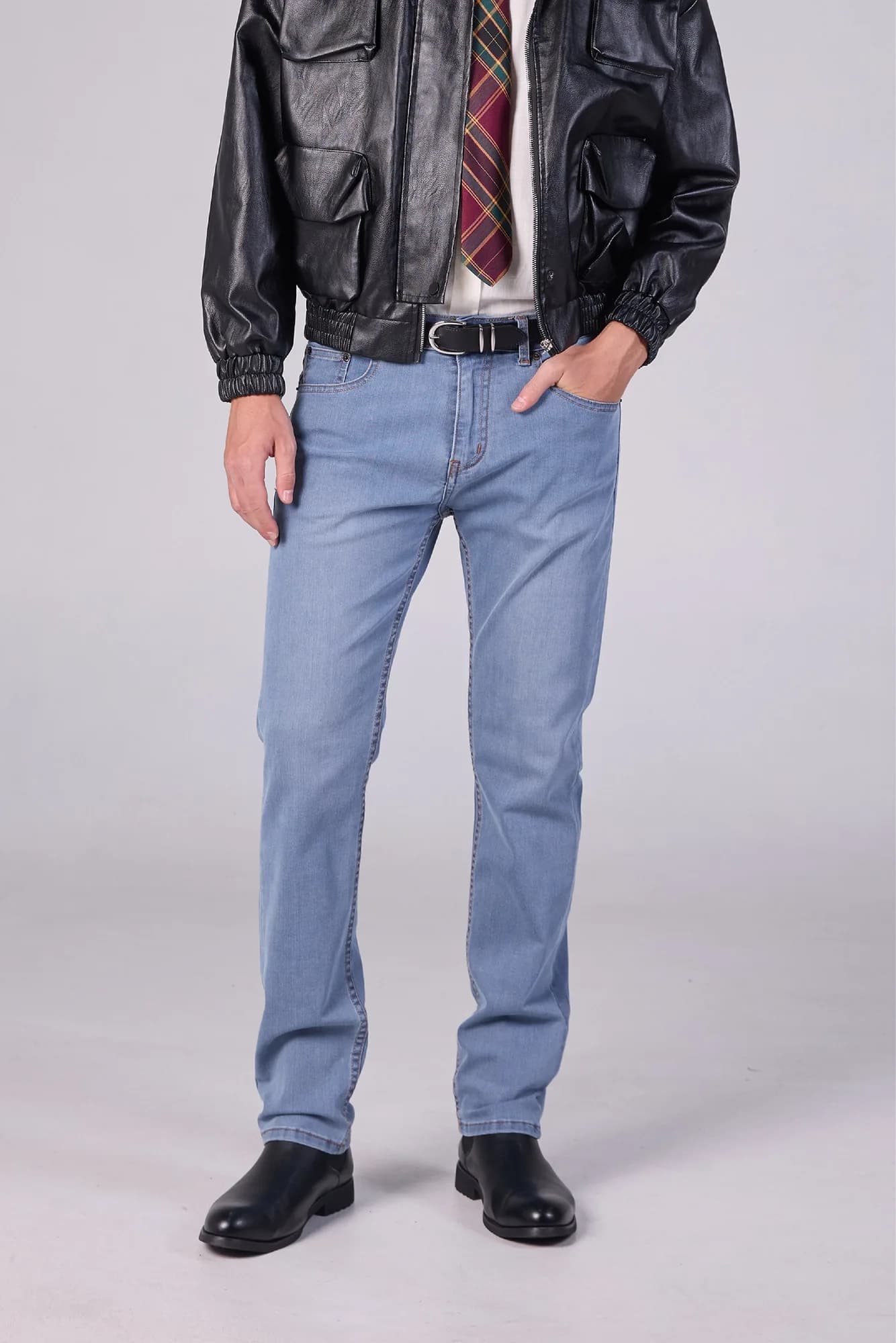 Jack Russel - Men Jeans - Klassik J-1130/LB Slim Fit Light Blue