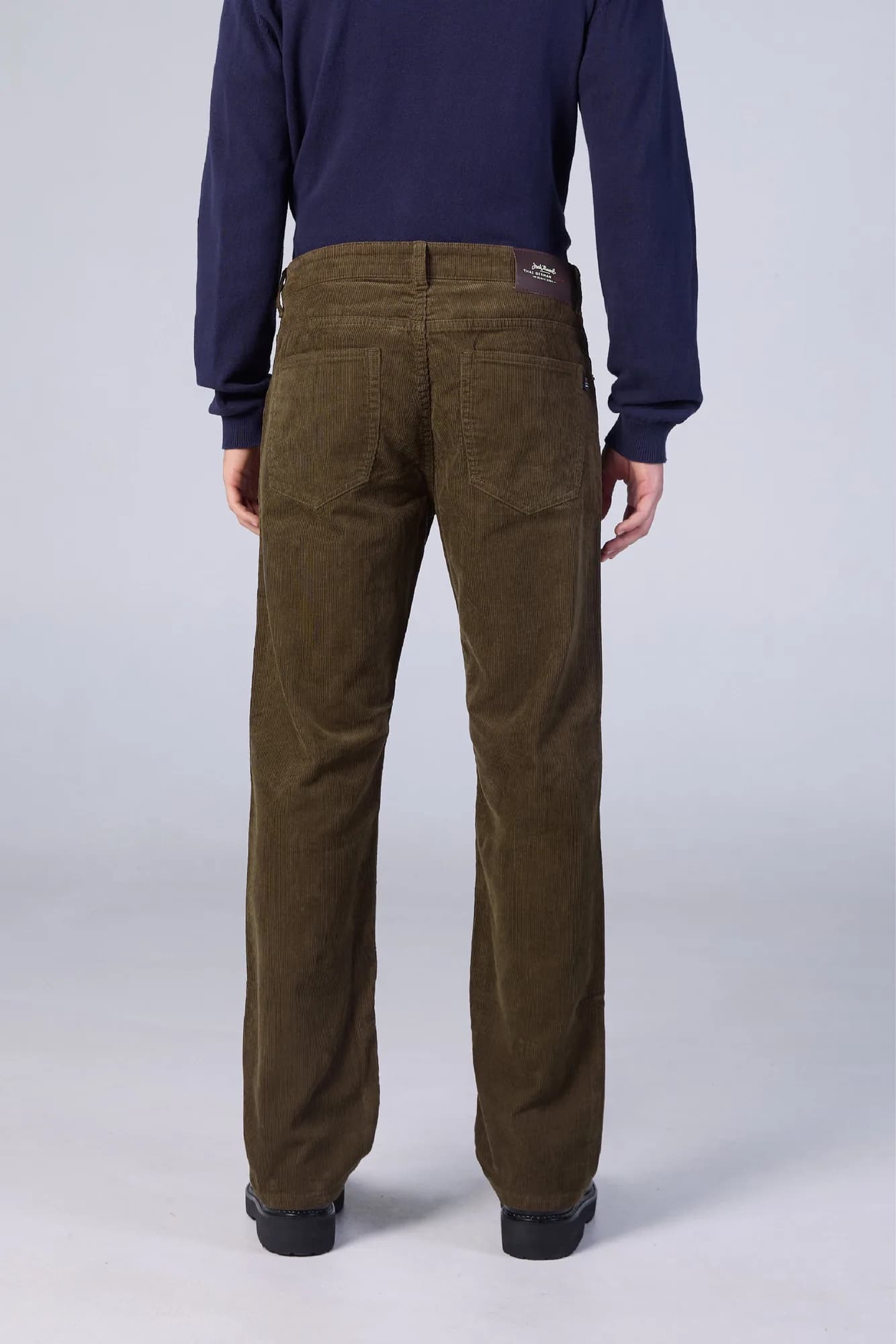 Jack Russel - Men Corduloy Pants - Klassik J-1200/OG Straight Fit Olive Green