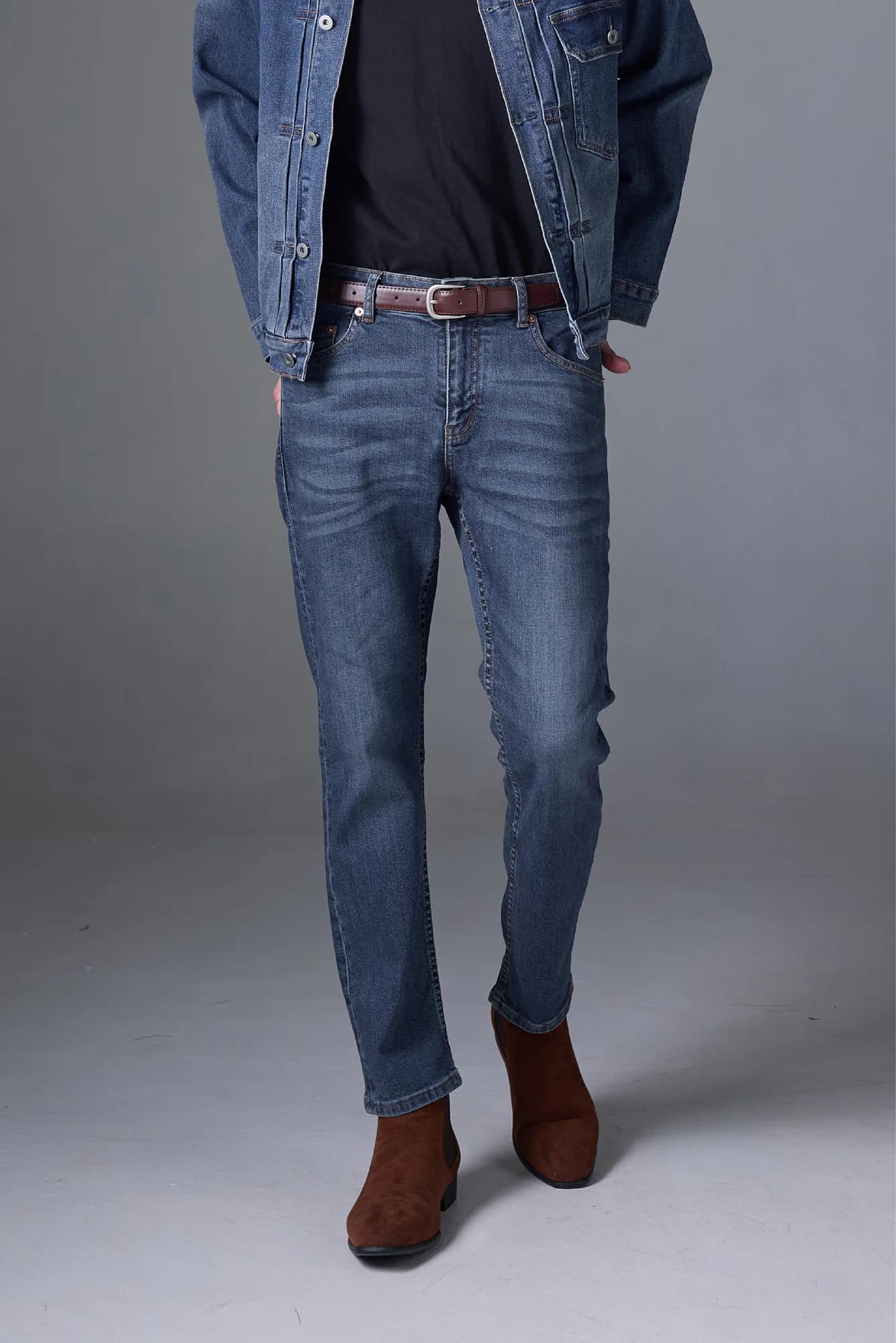 Jack Russel - Men Jeans - Handwerk J-902 Slim Fit Deep Blue