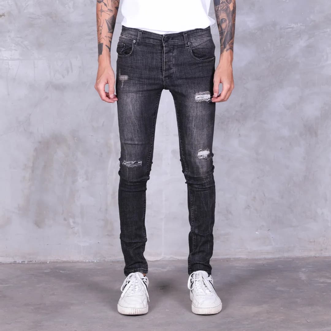 Jack Russel - Men Jeans - Handwerk J-GRN/5 Skinny Fit Black