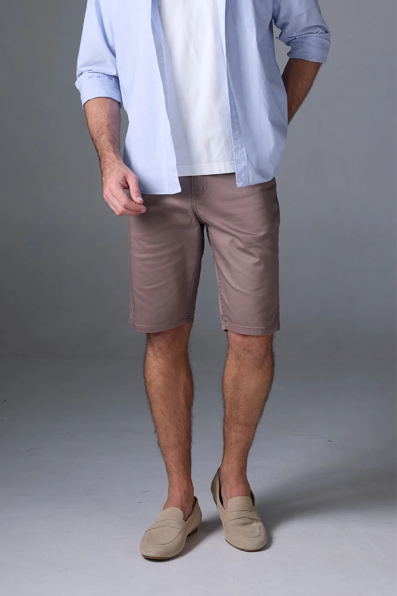Men Shorts Straight Fit - Klassik JS-1/13 Straight Fit Ovaltine